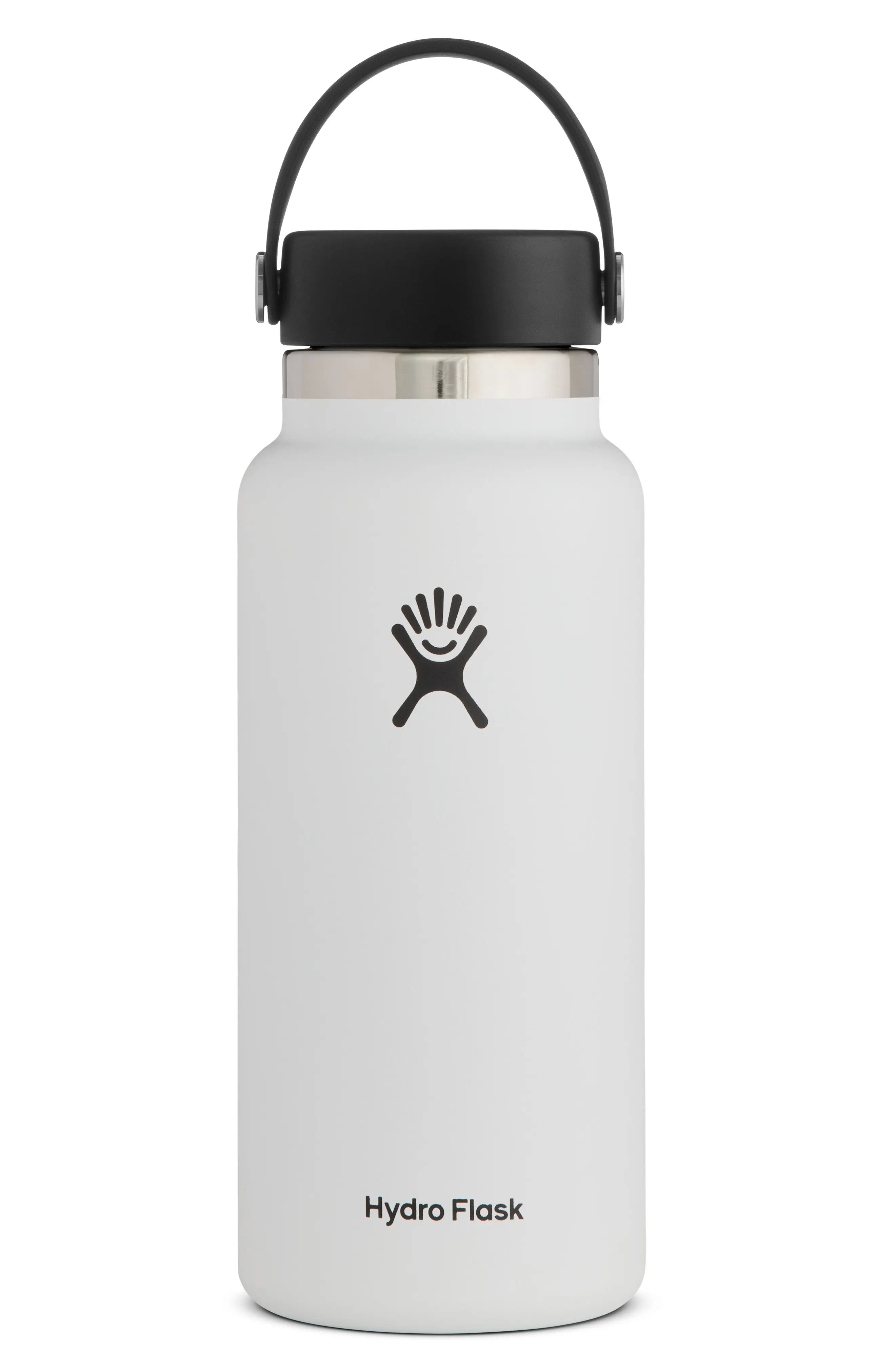 Hydro Flask 32-Ounce Wide Mouth Cap Bottle in White 2.0 at Nordstrom | Nordstrom