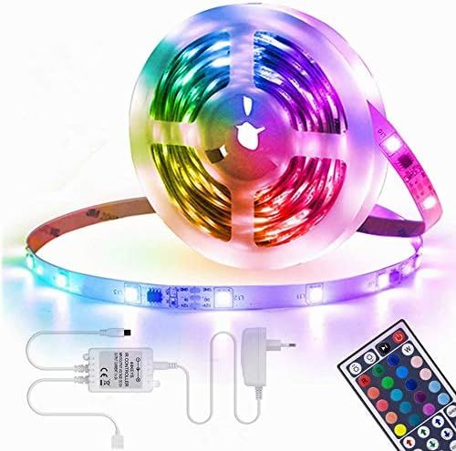 LED Strip Lights,16.4ft Led Light Strip,Led Color Changing Lights with Remote,Mood Lighting for B... | Amazon (US)
