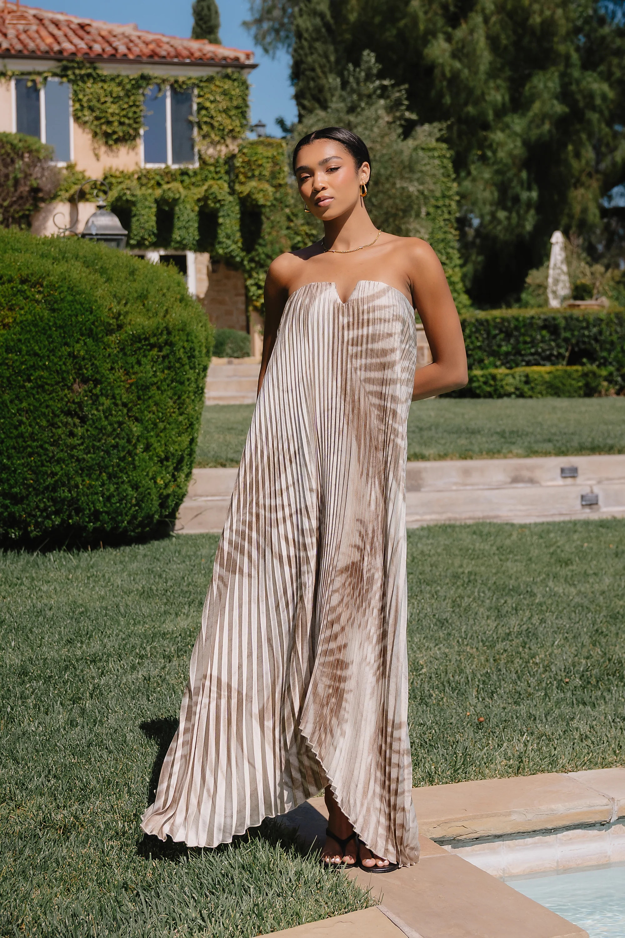 Brandie Accordion Maxi Dress | Böhme US