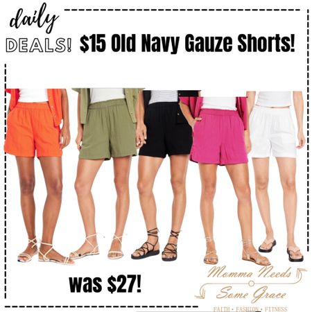 Old Navy gauze shorts on sale!

#LTKSeasonal #LTKfindsunder100 #LTKsalealert
