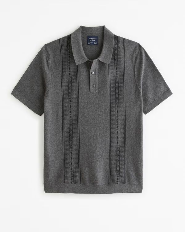 Men's Modern Classic 3-Button Sweater Polo | Men's Clearance | Abercrombie.com | Abercrombie & Fitch (US)