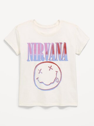 Nirvana™ Graphic T-Shirt for Girls | Old Navy (US)