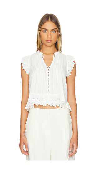 Arienne Top in Eggshell | Revolve Clothing (Global)