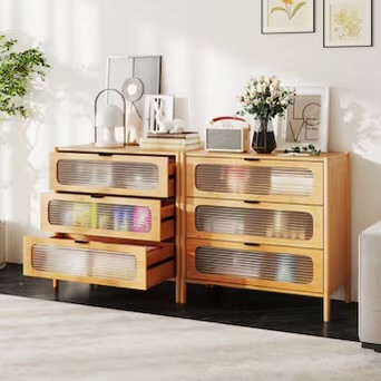 On Sale! 3-Drawer Bamboo Chest of Drawers with Reeded Tempered Glass Front ends 6/22





Father’s Day Gift ideas

#LTKSaleAlert #LTKHome #LTKMens