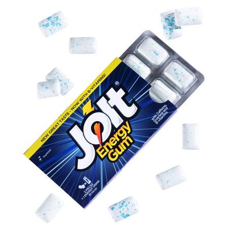 Jolt Energy Gum Caffeinated gum with a refreshing mint flavor. | Walmart (US)