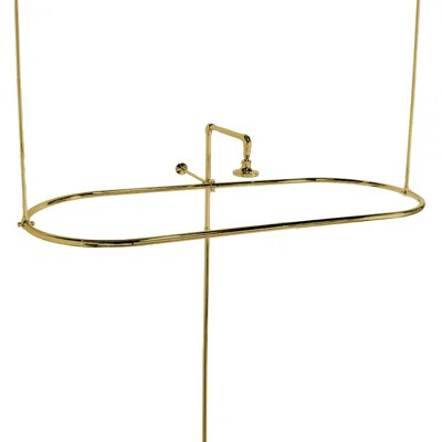 P0959 Enclosure with Oval Shower, End Mount and 36" Braces | Wayfair North America