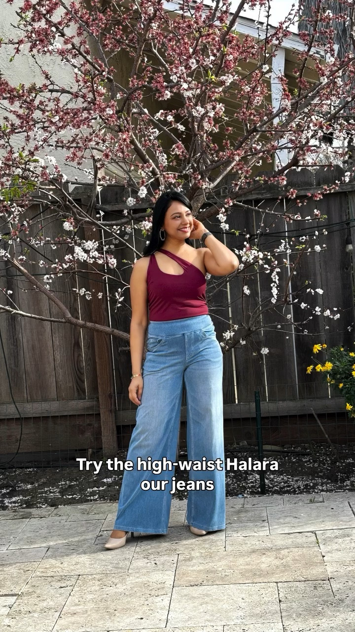 These are the most comfortable wide leg jeans I have ever worn 
The stretch is amazing fabric is soft like leggings but feels like jeans.
And it also has real pockets
The fit super flattering and it moves with you.

Halara Flex™ High Waisted Pockets Baggy Wide Leg Washed Casual Jeans *1
Gray Blue Denim
Size:S(regular)
PRODUCT ID: 02775885

15% off coupon code: 【15ku】 for 15% off on full price items
Super code [KUQ] Spend $120 - 10% off, Spend $150 - 12% off (only valid before 3.31)
link: 2082：http://halara.link/s/141FAazVI6]