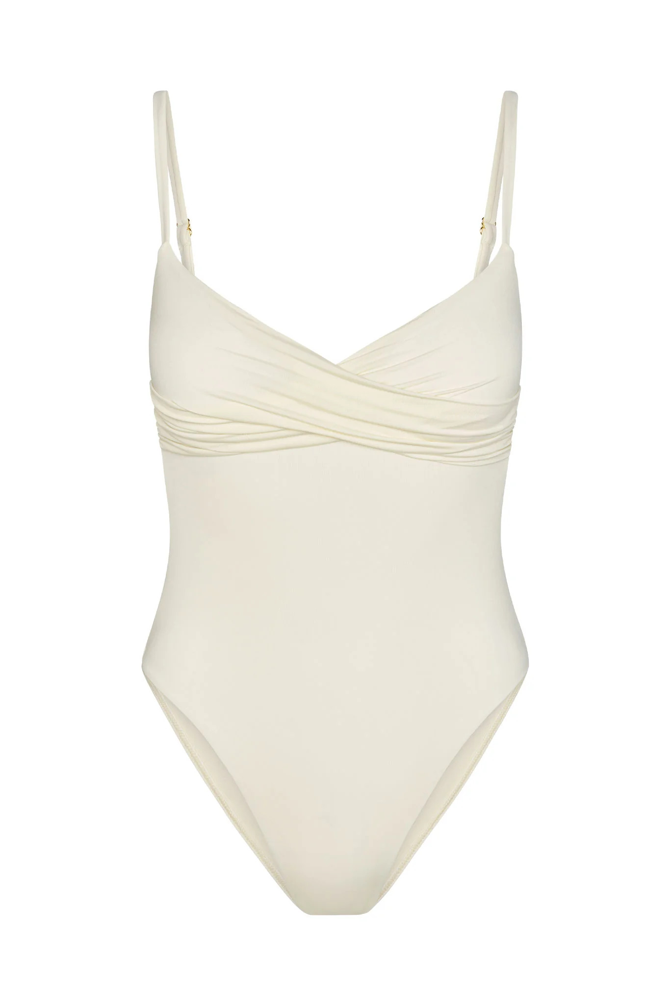 Bordeaux Moderate One Piece - Ivory | Monday Swimwear