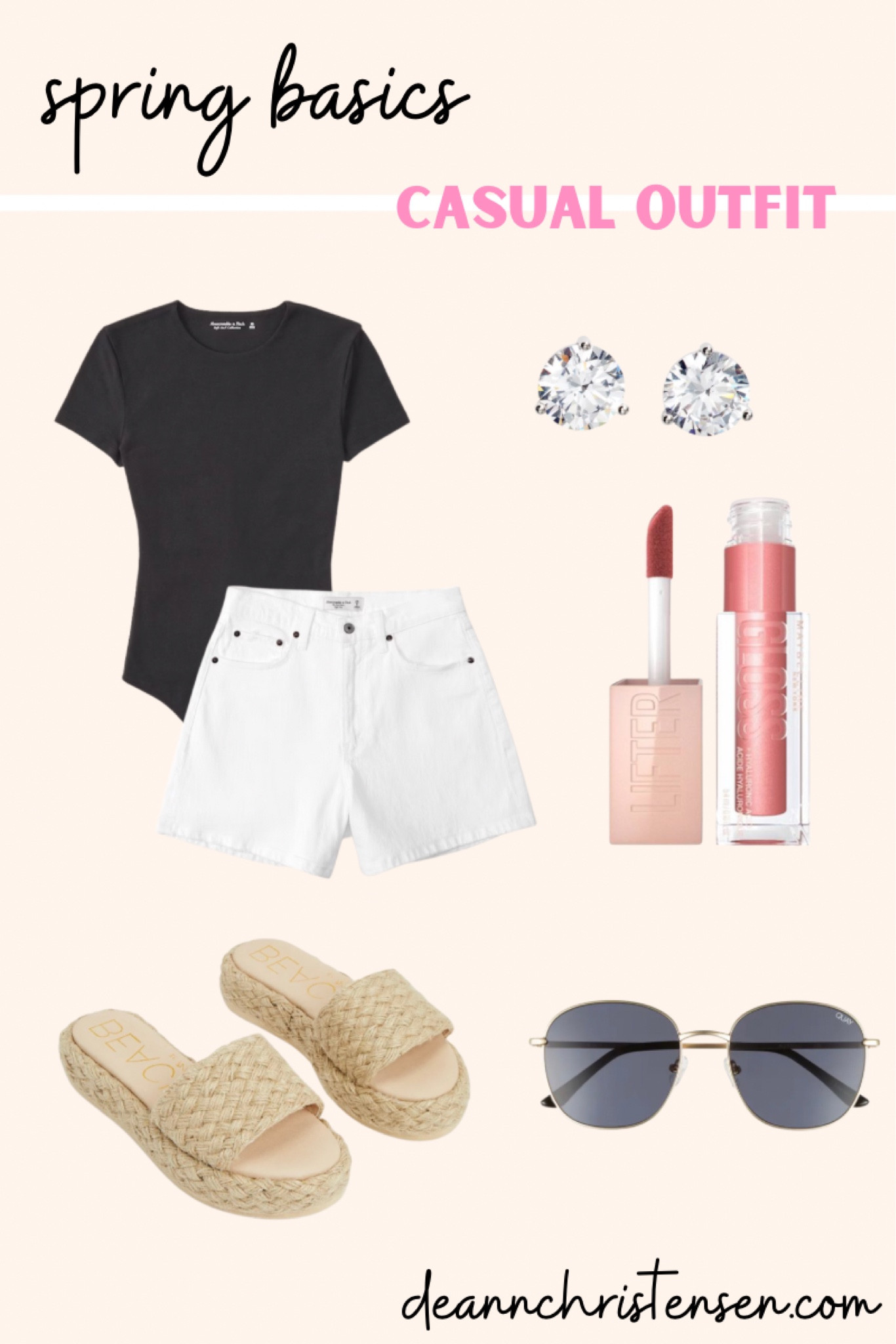 Spring Basics Casual Outfit #springbasics #springstyle #springoutfit #springcasual #casualoutfit #casualstyle #springoutfitideas #outfitideas #womenstyle 

#LTKcurves #LTKstyletip #LTKshoecrush