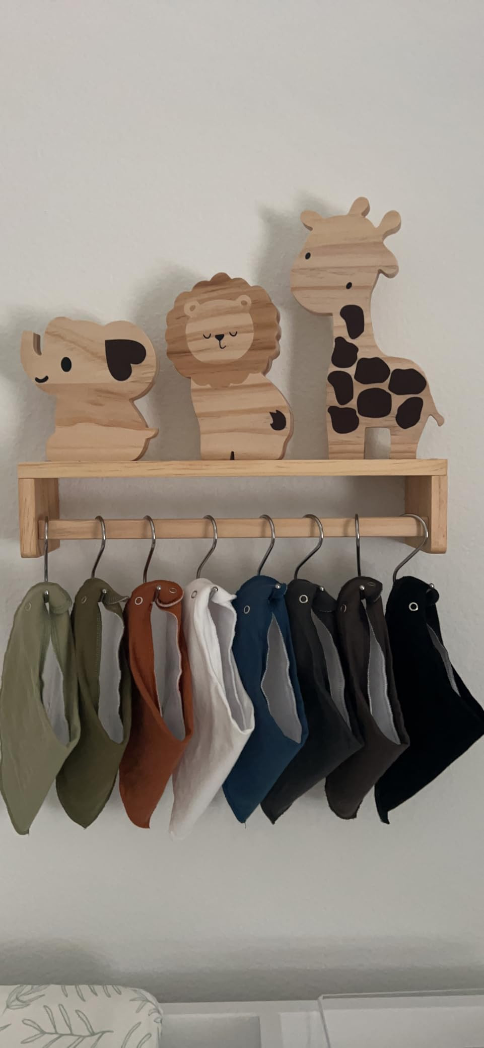 Barydat 3 Pcs Safari Nursery Decor Woodland Animal Nursery Decoration Woodland Wooden Animal Jung... | Amazon (US)