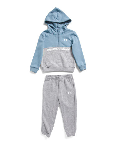 Toddler Boys 2pc Rival Quarter Zip Hoodie And Joggers Set | Marshalls