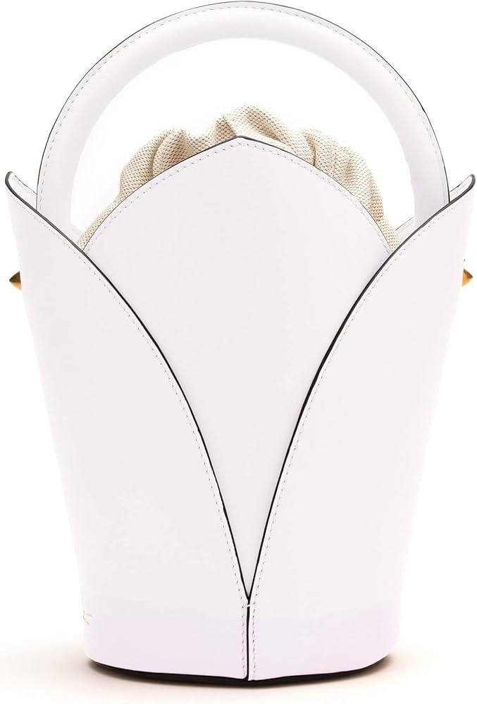 Amazon.com: Oscar de la Renta, Tulipan Top Handle Bag, White : Luxury Stores | Amazon (US)