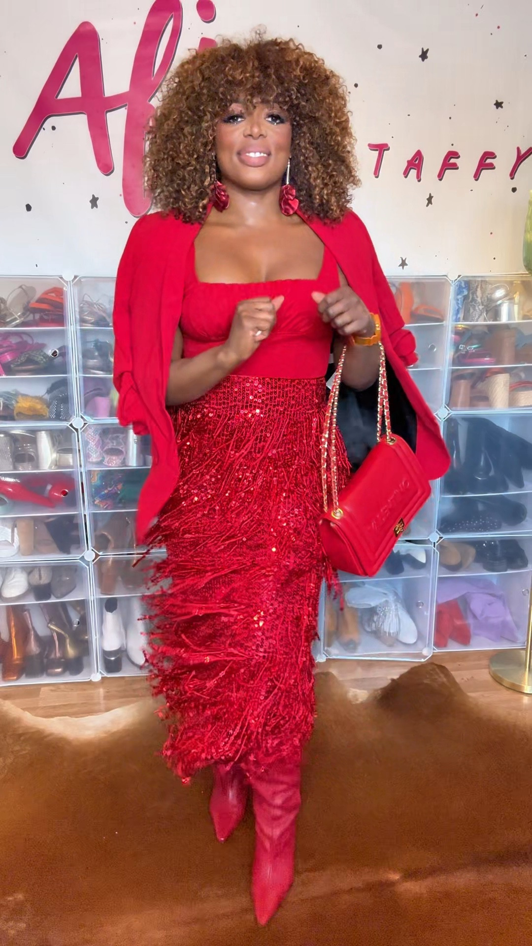 How to style a monochromatic outfit ! Part 2 of my how to series sees all shades of red! The earrings were customized by @ayla Jane  earrings  so look her up she’s an amazing local to Arizona jewelry designer 

#LTKStyleTip #LTKHoliday #LTKSeasonal