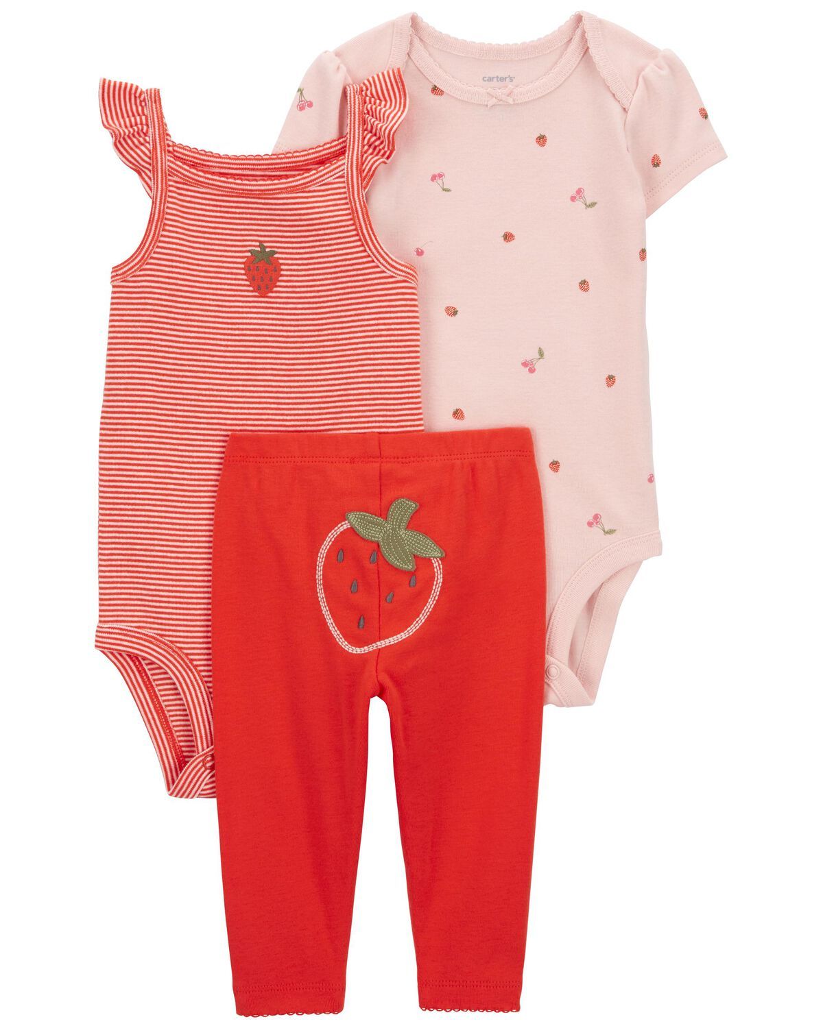 Baby 3-Piece Strawberry Little Character Set | Carter's