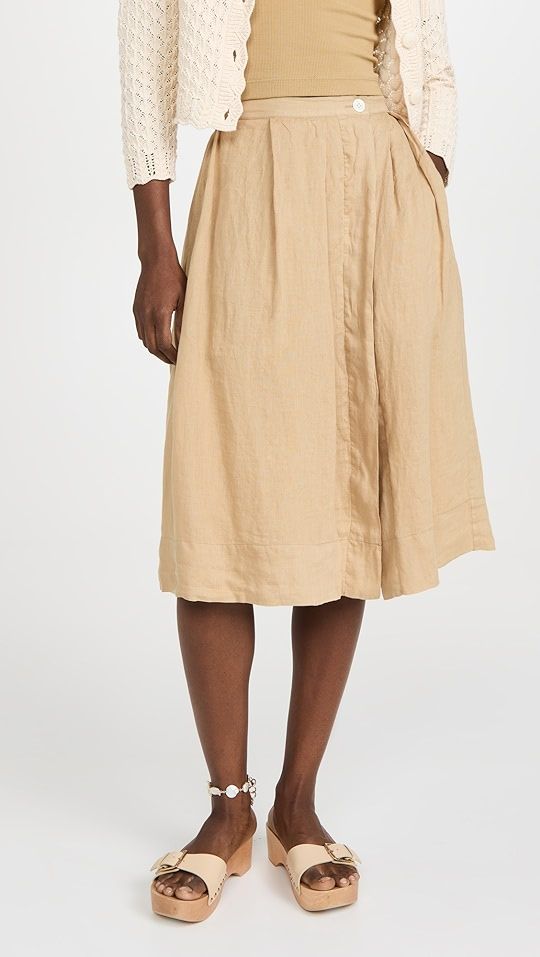 Kelsey Skirt in Linen | Shopbop