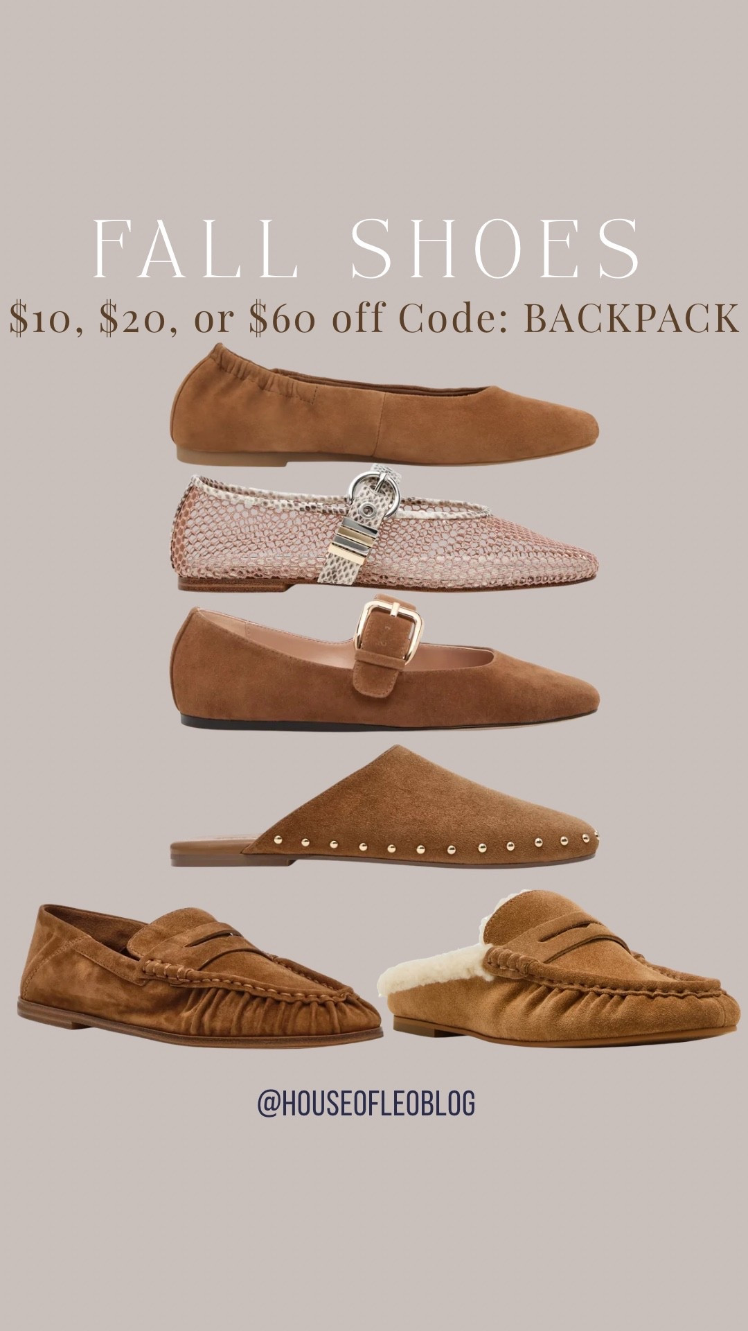 Code BACKPACK. Steve Madden shoes, ballet flats, fall shoes, mules, loafers, mary Janes

#LTKSaleAlert