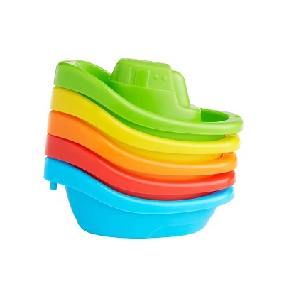 Munchkin Fleet Of Five Boats Bath Toy | Target