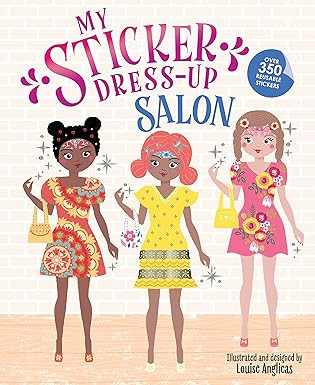 My Sticker Dress-Up: Salon: Reusable Sticker Activity Book for Endless Creative Play! | Amazon (US)