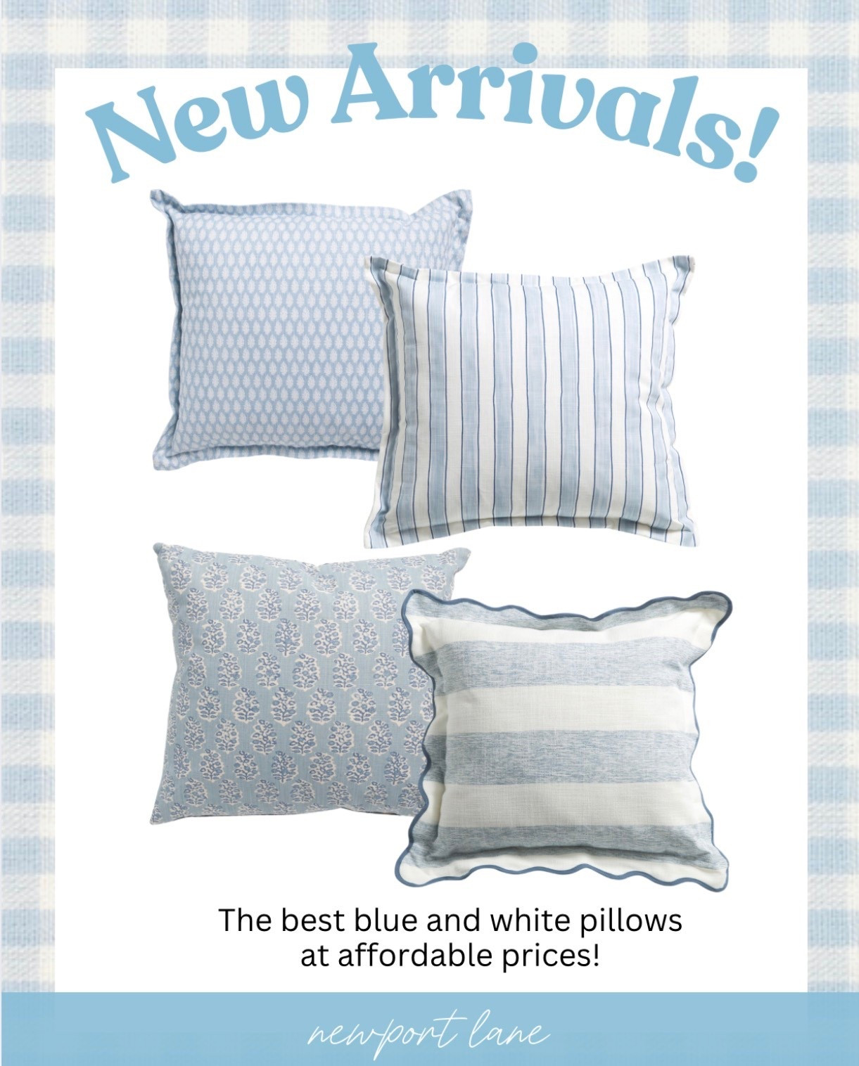 The easiest and most affordable coastal refresh? New throw pillows 🌊 These blue and white ones are so good! They are a classic style with the kind of coastal color combo that works on any couch, bed, or accent chair. So much impact for such a little price. @tjmaxx @Marshalls 



#LTKU #LTKHome #LTKSaleAlert