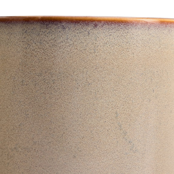 Better Homes & Gardens Reactive Cream Ceramic Utensil Holder 6.15 x 7 Inches | Walmart (US)