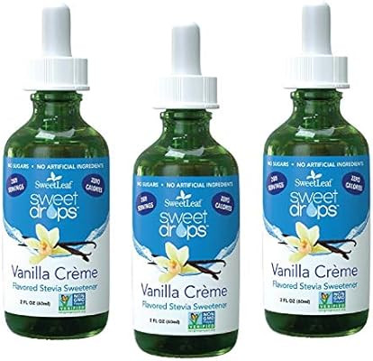Sweetleaf Stevia 2 Ounce Vanilla Creme 3 Pack | Amazon (US)