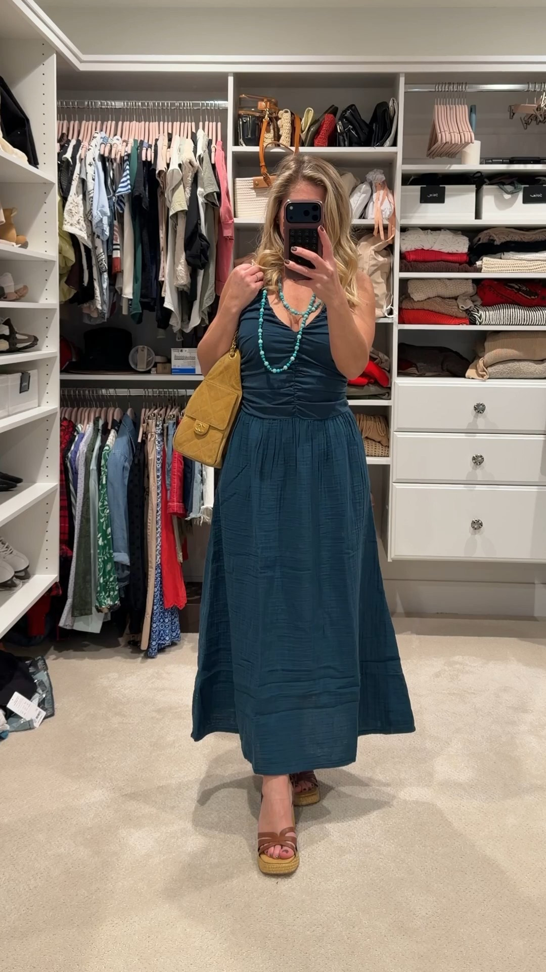 Vacation beach outfits, but make it effortless 🌴
Here’s what I’m wearing on repeat for warm days and golden hour dinners: a breezy midi dress that moves with you, comfortable platform sandals for walking everywhere, and a few elevated accessories to pull it all together. This is my go-to formula for travel because it works for the beach, sightseeing, and dinner with just a quick swap of shoes or jewelry.

Styling tip: Choose lightweight fabrics and a flattering length so one dress can do double duty from day to night. Add a statement necklace or textured bag and you’re instantly polished without overpacking.

Everything I’m wearing is linked so you can recreate this easy vacation look ✨

#LTKTravel #LTKSeasonal #LTKPetite