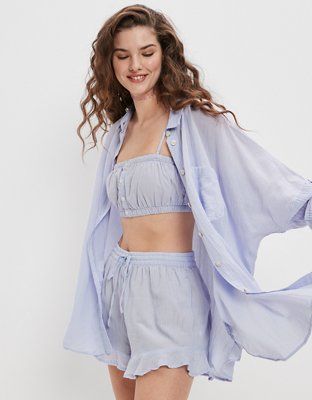 AE Ruffle Short | American Eagle Outfitters (US & CA)