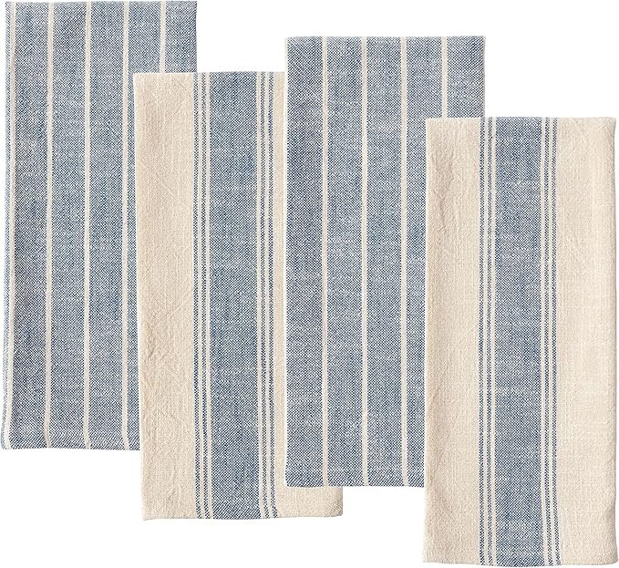 KAF Home Natural Rustic Farmhouse Slubbed Kitchen Towel | 100% Cotton Dish Towel, 18 x 28 Inches ... | Amazon (US)