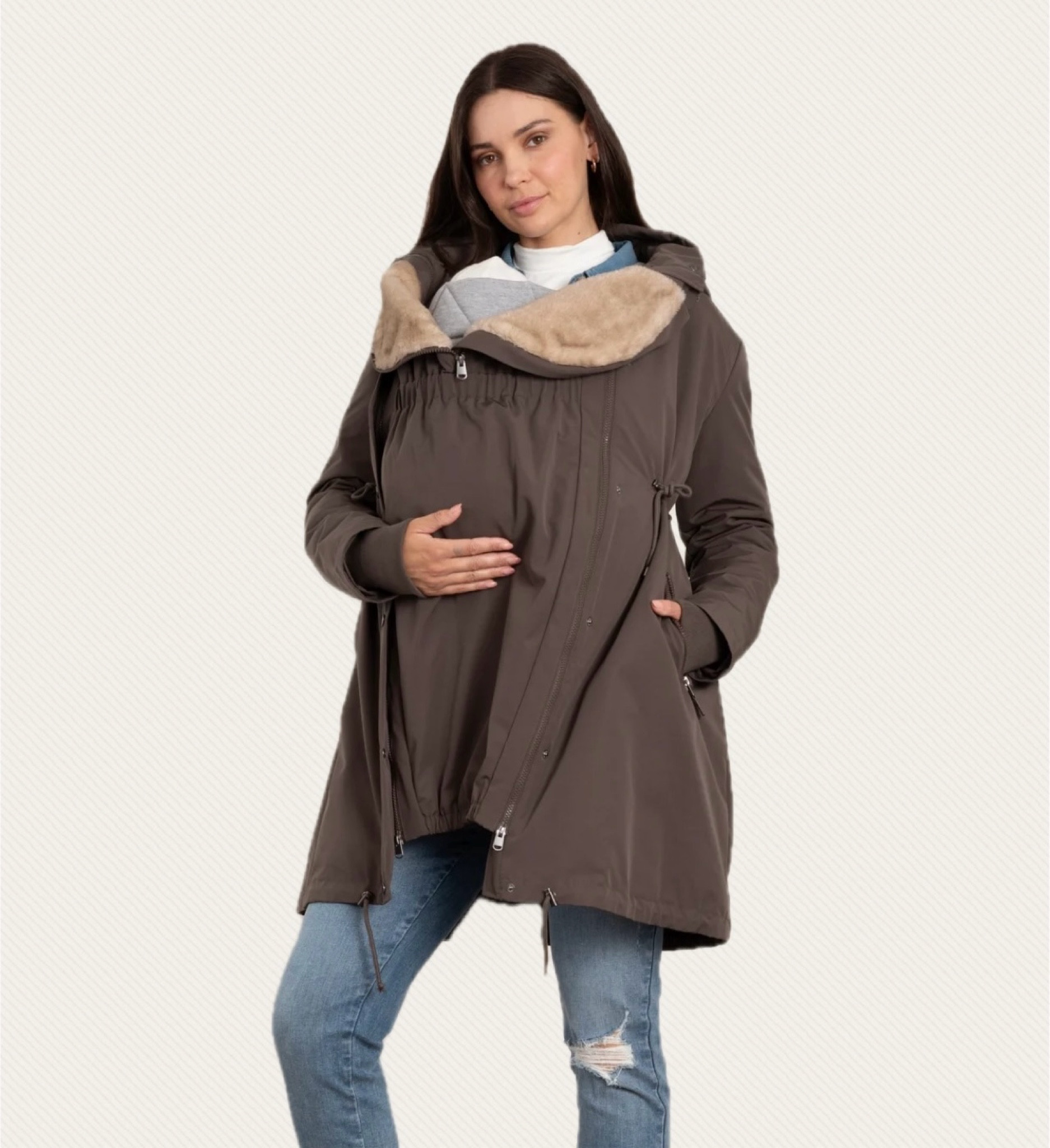 Seraphine 3-in-1 (maternity, nursing, and babywearing) winter parka ON SALE for $99! Use code WELCOME75 for an additional discount!

#LTKSeasonal #LTKBaby