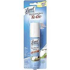 Lysol Disinfectant Spray To Go, Crisp Linen, 1 Ounce | Amazon (US)