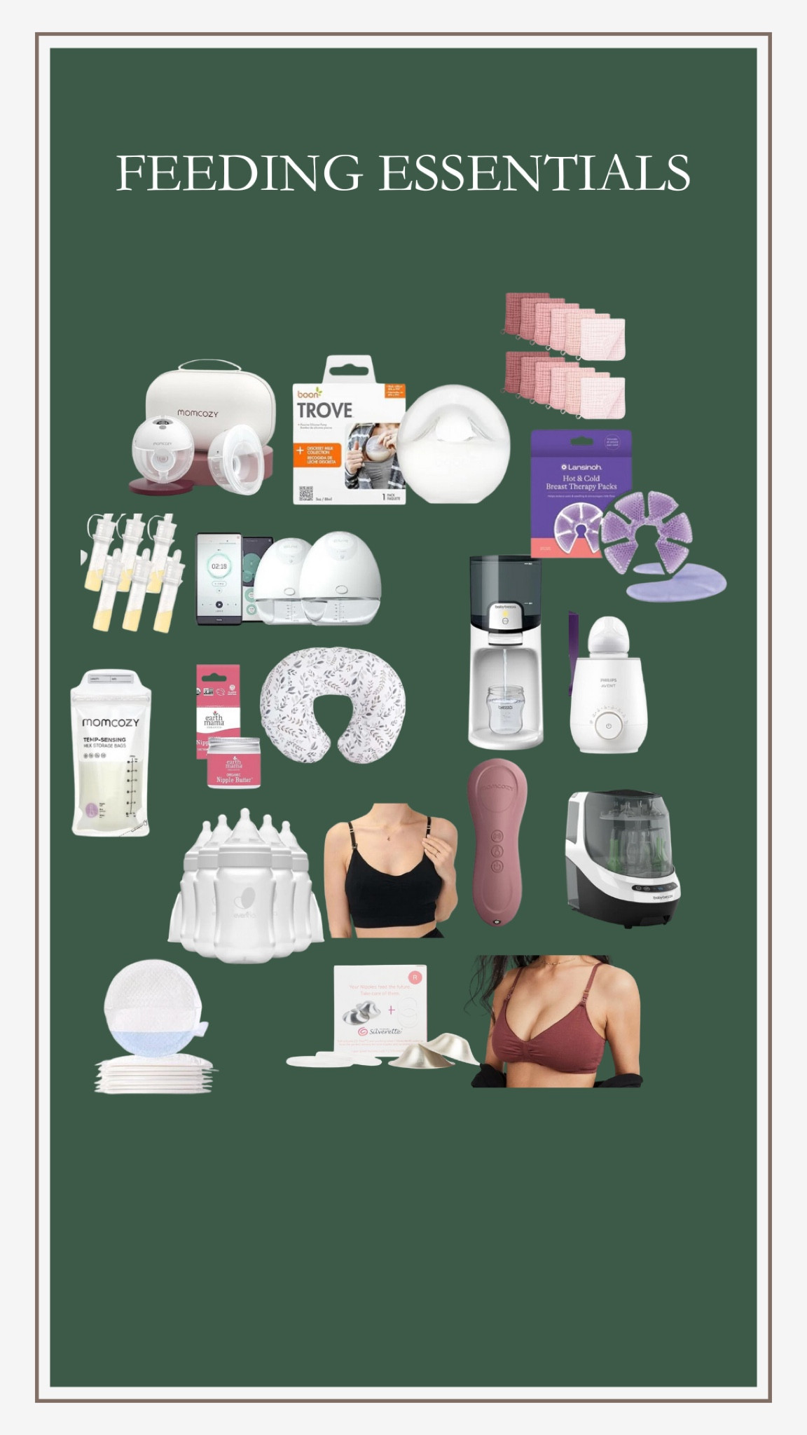 Feeding essentials I put on my registry- breast feeding/pumpinh 

#LTKFindsUnder100 #LTKBaby #LTKBump