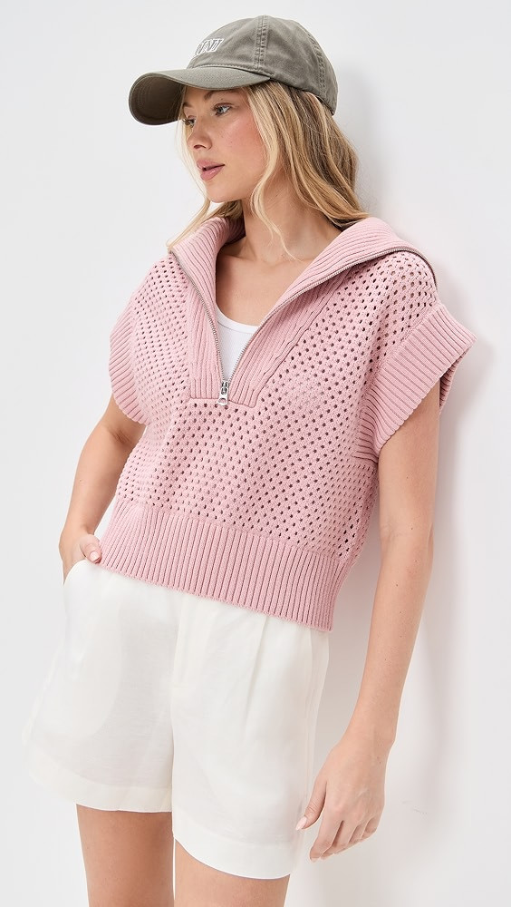 Varley Mila Half Zip Knit | Shopbop | Shopbop