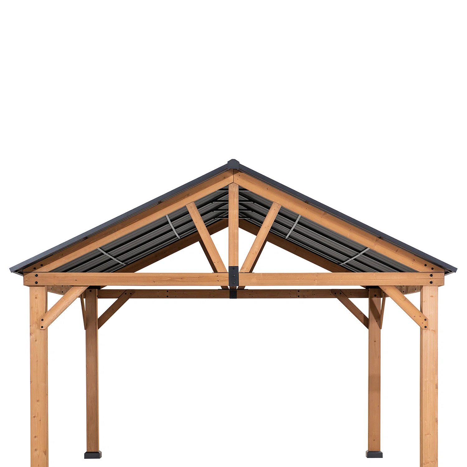 Avallone 13 Ft. W x 11 Ft. D Solid Wood Patio Gazebo | Wayfair North America