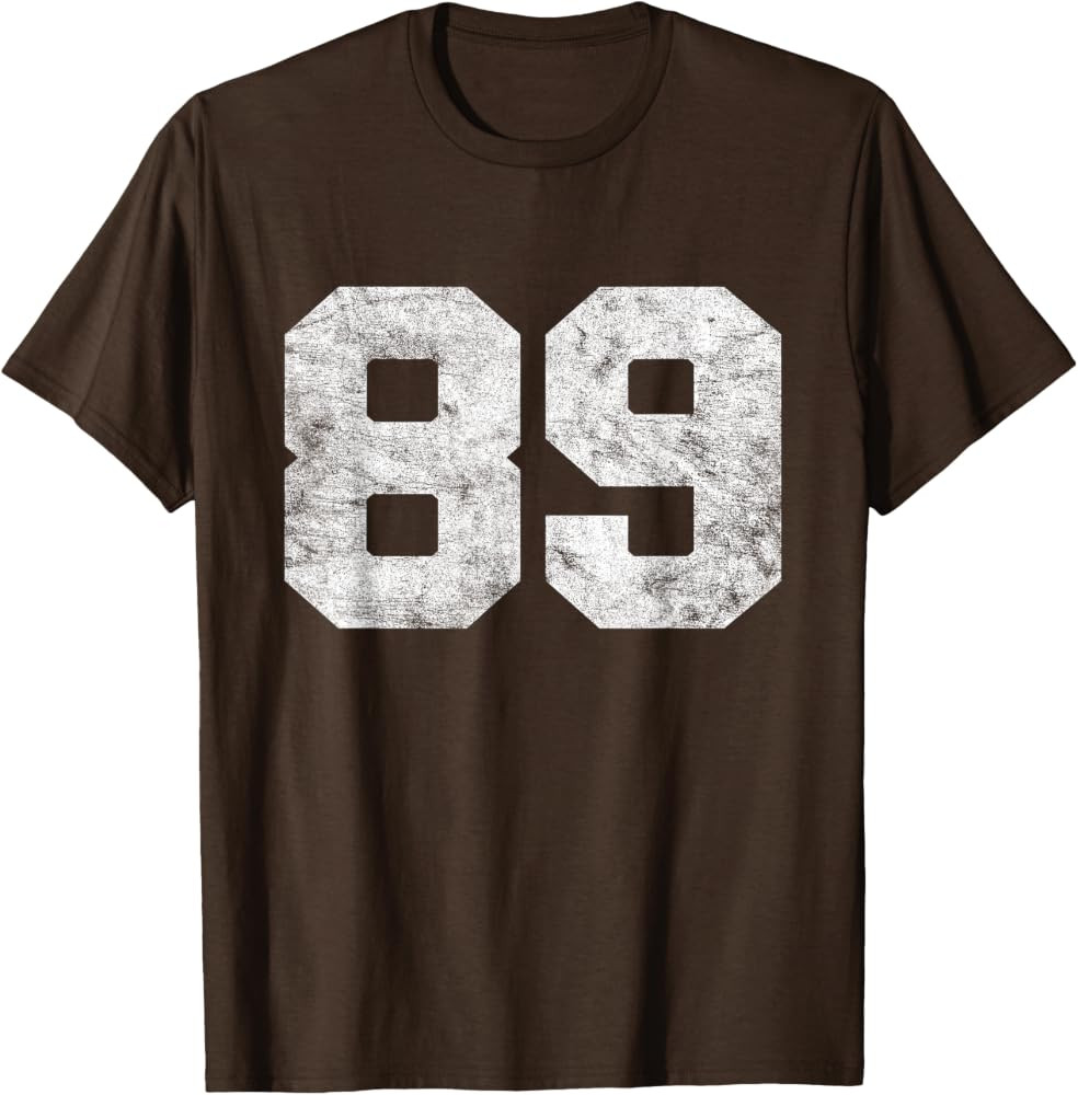 Vintage Lucky Number 89 Birthday Sports Player Team Athlete T-Shirt | Amazon (US)