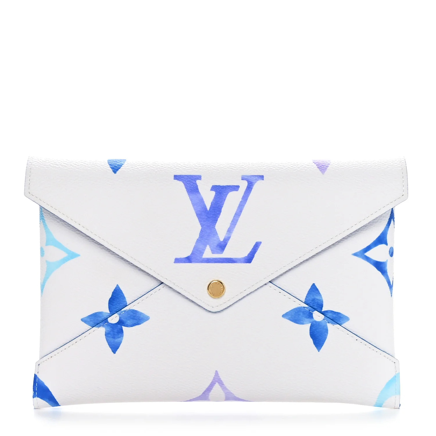 Monogram By The Pool Large Kirigami Pochette Blue | FASHIONPHILE (US)