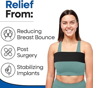 Post Op Breast Augmentation Bra Band | Breast Implant Chest Brace for Women | Compression Wrap Po... | Amazon (UK)