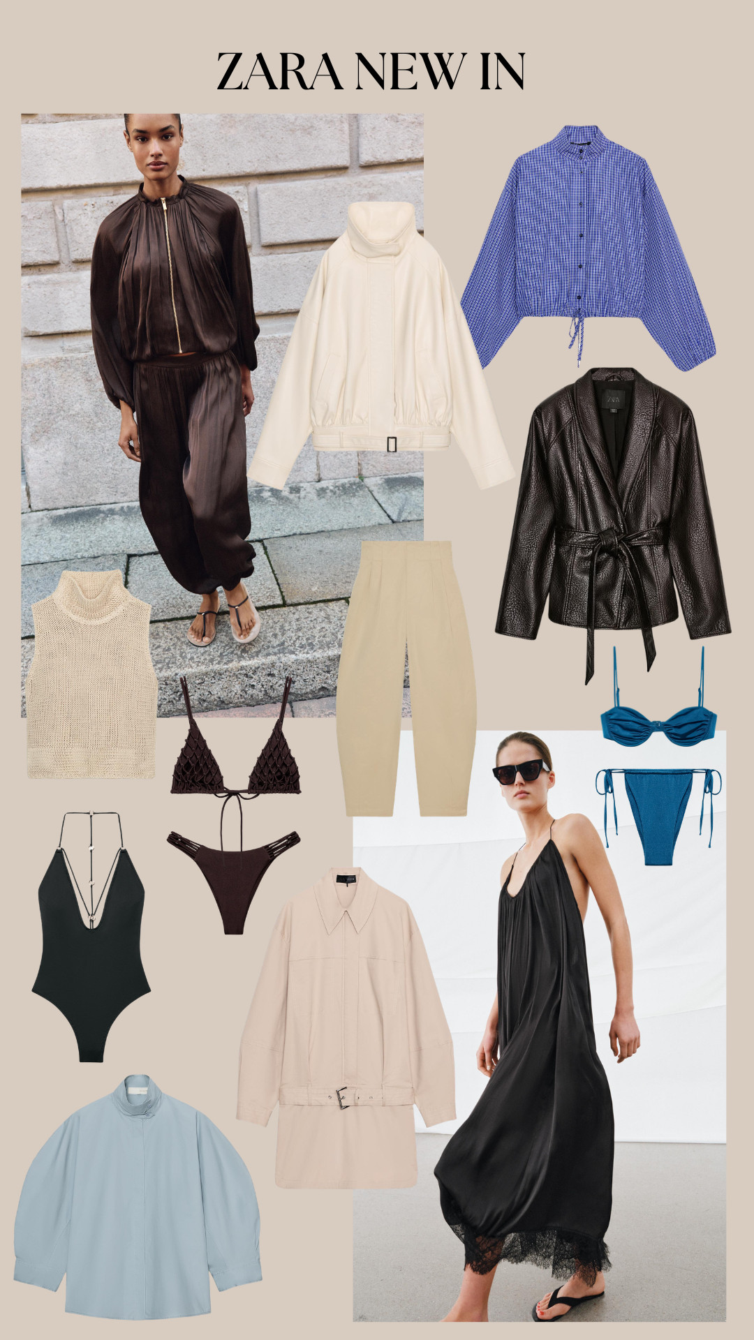 Shop my Zara Basket with my Favourite New In Picks
Spring Dressing, Summer Outfit Inspo, Bikini, Faux Leather Jackets, Little Black Dress, Co-Ord, Swimsuit 

 #LTKholiday 

#LTKdresses #LTKswimwear