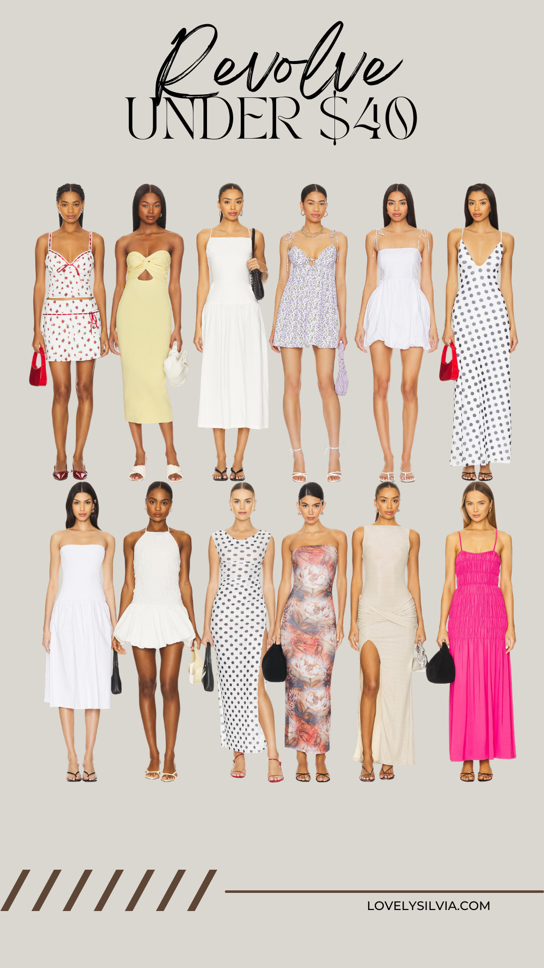 Revolve dresses under $40! So many cute dresses for spring break, easter, and more!

spring break dresses, white dresses, beach dress, revolve sale, spring break outfit, easter dresses, easter dress 

 #LTKootd #LTKSeasonal #LTKSaleAlert