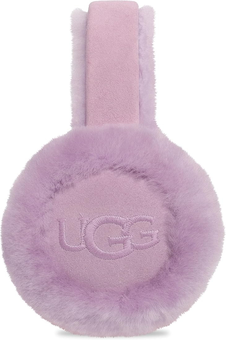 UGG Women's Water Resistant Sheepskin Earmuffs with Embroidered Logo | Amazon (US)
