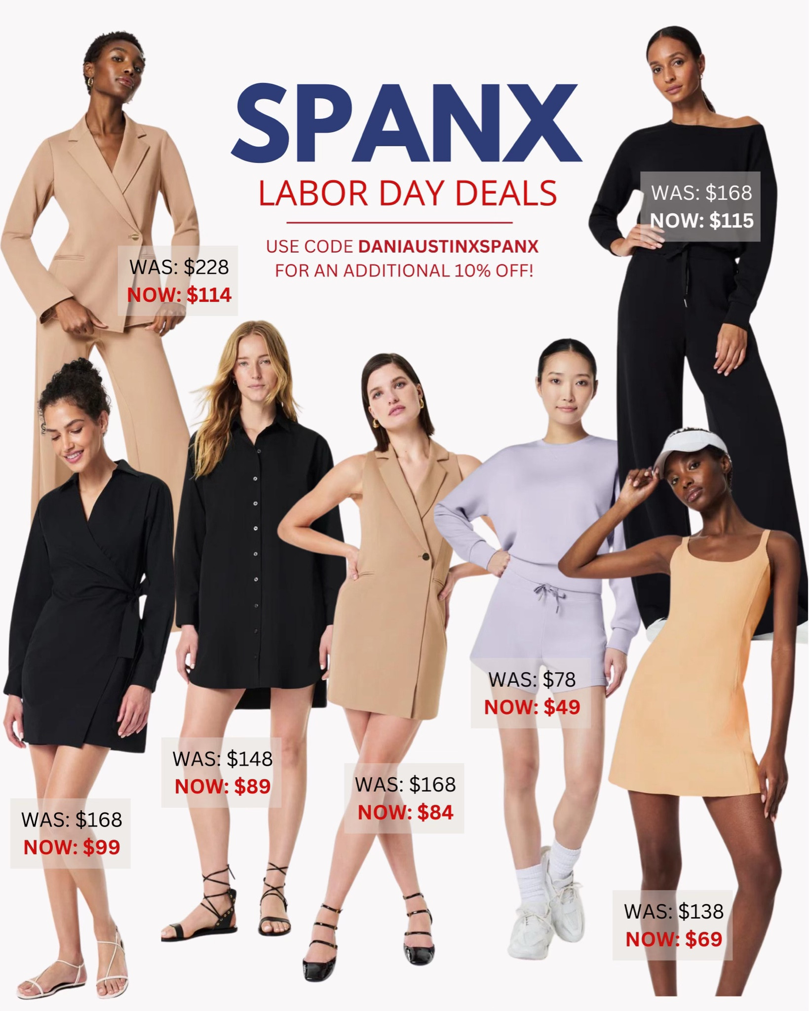 Spanx Labor Day sale! Use code DANIAUSTINXSPANX for an additional 10% off 😍😍

#LTKFindsUnder50 #LTKFindsUnder100 #LTKSaleAlert