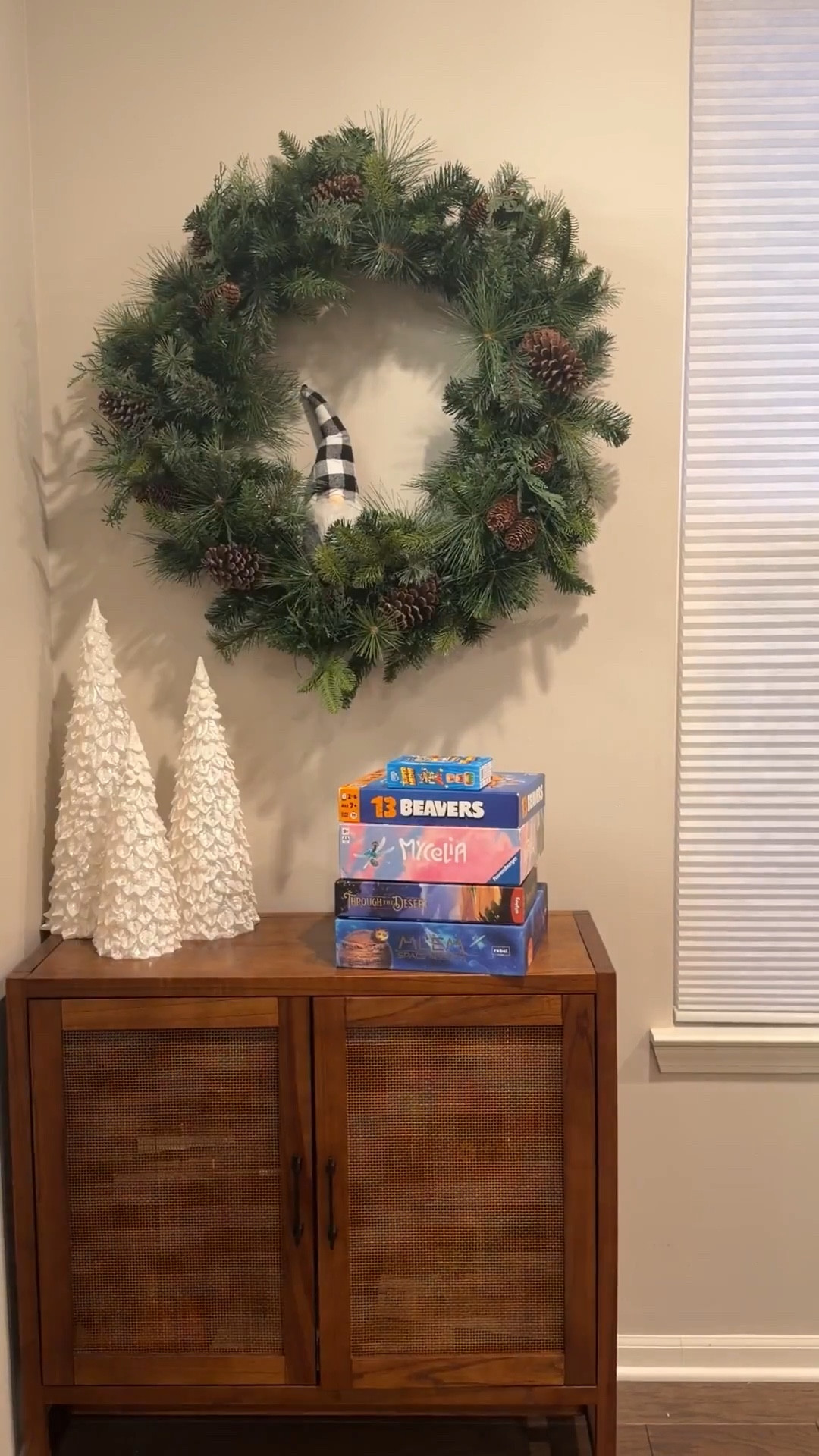 This is a great set to start out your board game collection.  We are loving the look of this cabinet too.  You can even fit multiple together for a console look.

MLEM: A cat-astic game about space cats racing to distant galaxies. Push your luck on a shared spaceship, will the commander crash you or will you jump off in time to secure big points!

Through the Desert: An intro area control game with mini objectives and snappy turns. Use your caravans to cut though collect and secure bonus points.

Mycelia: A great simple deck building game with adorable mushrooms. Our 9yr old is a HUGE fan of this one. We played two days in a row!

13 Beavers: An absolutely maddeningly simple push your luck game of high low. One of our favorite finds of 2024

Super Meow: A purrrfect introduction to deck building that works great for your youngest gamers (and grandparents)

#LTKSaleAlert #LTKFindsUnder50 #LTKHome