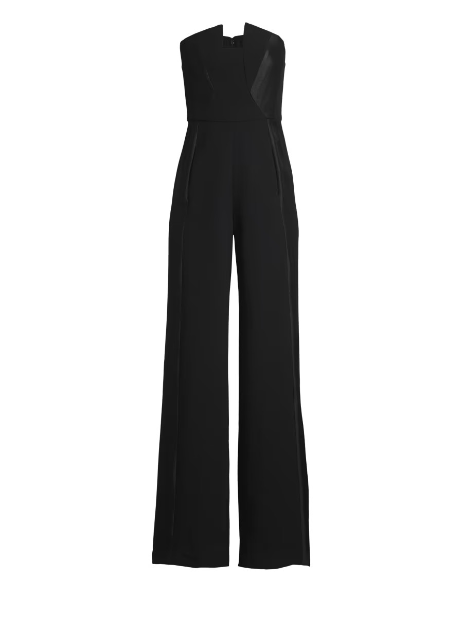 Black Halo Lena Strapless Jumpsuit | Saks Fifth Avenue | Saks Fifth Avenue