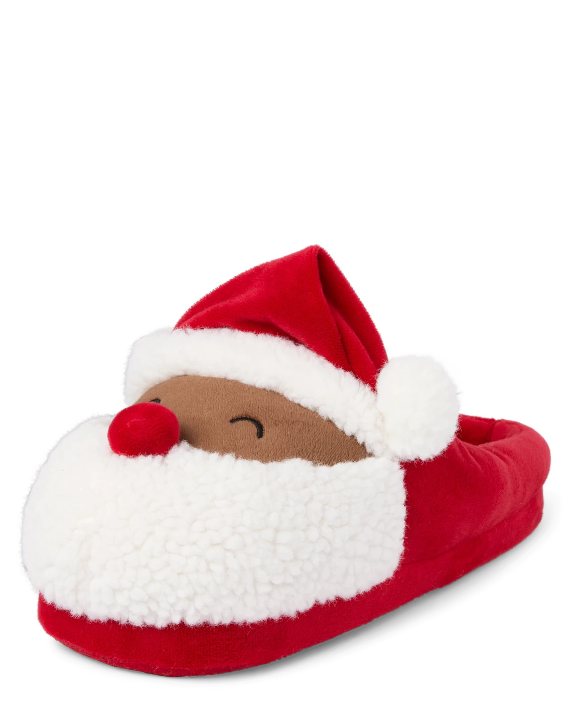Unisex Adult Matching Family Santa Slippers - red | The Children's Place