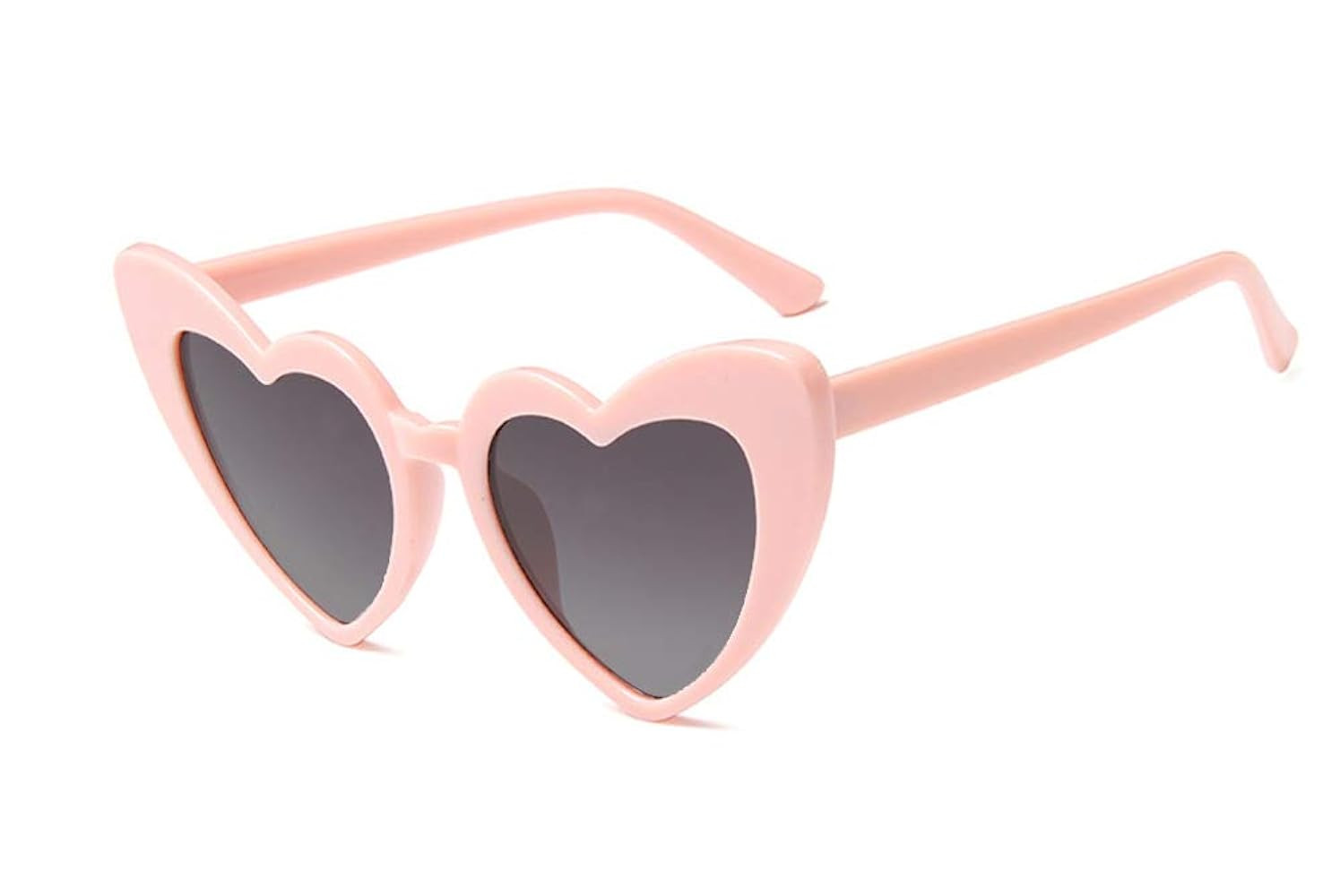 Heart Shaped Sunglasses for Women Cat Eye Mod Style Retro Glasses | Amazon (US)