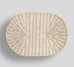 Handwoven Wicker Oval Placemat | Pottery Barn (US)
