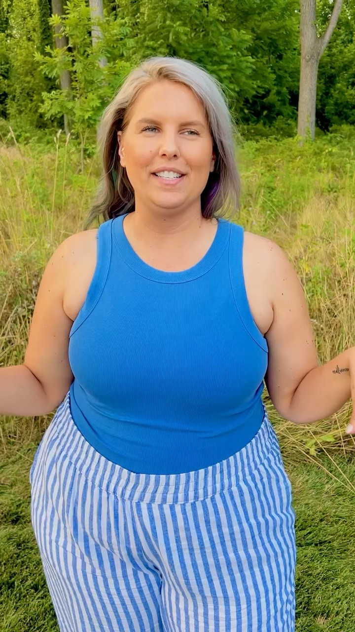 Such a great basic high neck ribbed tank top - XL - TTS

#casual #casualoutfit #casualfashion #casualstyle #casuallook #weekend #weekendoutfit #weekendoutfitidea #weekendfashion #weekendstyle #weekendlook #tank #sleeveless #cami #camisole #satin sleeveless top, sleeveless, tank, cami, dressy tank, satin, satin tank, summer tank, summer tanks, dress tank, dressy top, cami for work, under cardigan, camisole, under blazer, undershirt, base layer, scoop neck, v-neck #blue outfit with blue, blue outfit inspo, blue outfit inspiration, outfit featuring blue, blue outfits, blue ootd, blue shirt, blue top, blue accessories, dark blue, light blue, navy, navy blue, baby blue, cobalt blue, grey blue, gray blue, teal, blue teal, blue outfit, blue outfit, blue pants, blue look, monochromatic blue, blue tops under $50, blue tops under $30, blue shirts under $50, blue shirts under $30, how to style blue, how to style a blue shirt, how to style a blue top, outfit with blue in it 

#LTKFindsUnder50 #LTKStyleTip #LTKVideo