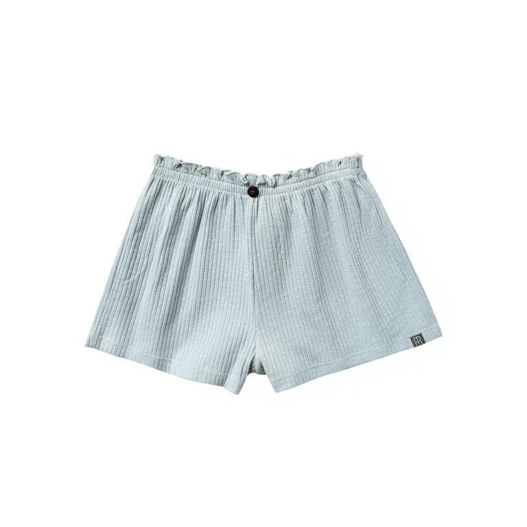 Modern Moments by Gerber Toddler Girl Organic Wide Leg Short, Sizes 12M-5T | Walmart (US)
