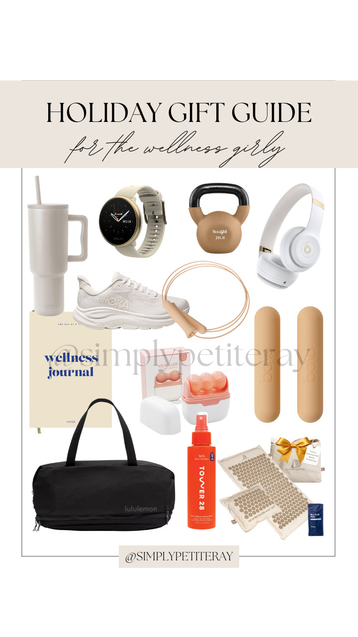 Holiday Gift Guide for the wellness girly || Holiday gift ideas for the wellness girly ✨ All the cozy, calming vibes she’ll love this season.

#WellnessGiftGuide #HolidayGifting #LTKHolidayFavorites 

 #LTKGiftGuide #LTKHoliday #LTKActive