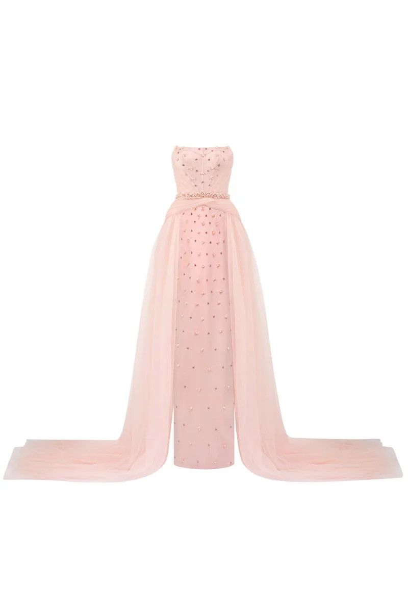 VALÉRIE SILK AND TULLE GOWN | 21Six | CULT MIA | CULT MIA UK LTD