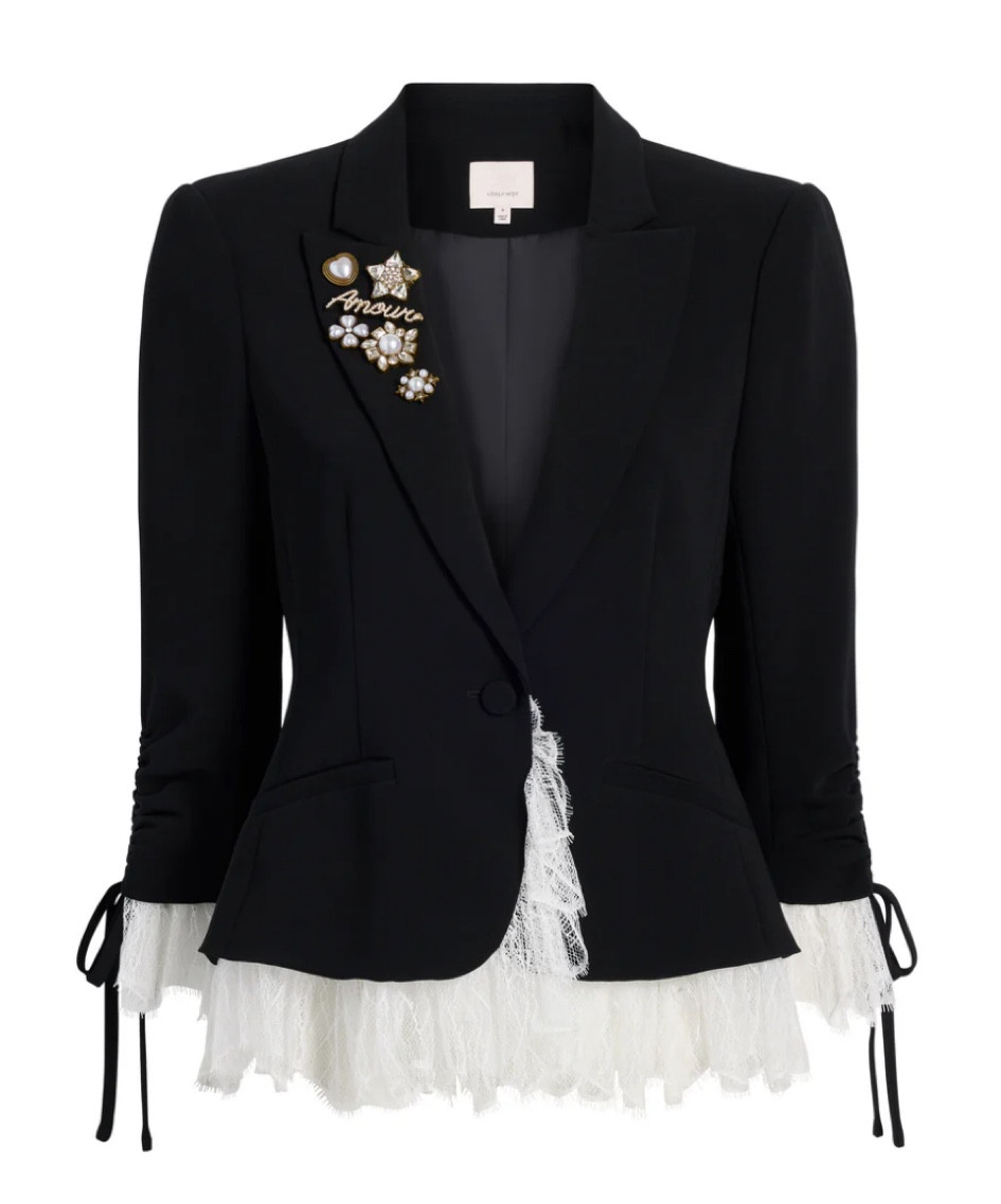 Embellished blazer, spring 2025 trends, 

#LTKWorkwear #LTKSeasonal #LTKStyleTip